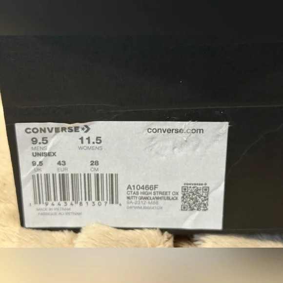 [Converse] NWT CTAS High Street Ox Nutty Granola - Picture 5 of 8